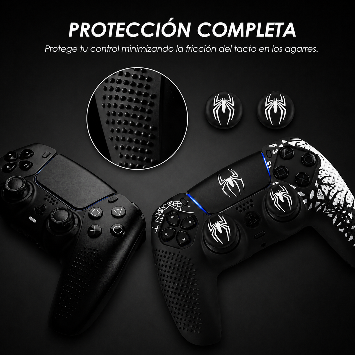 Funda protectora­­­ㅤde silicona antideslizanteㅤㅤPS5 3 en 1