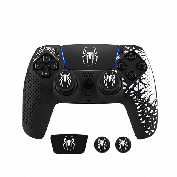 Negro con blanco spiderman