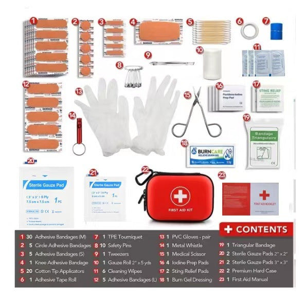 Bolsa Impermeable de Primeros Auxilios para Emergencias